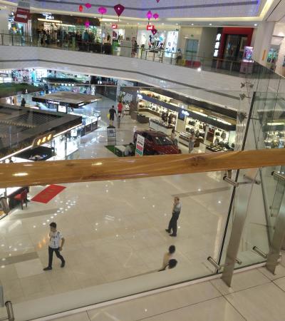 Shopping Mall Glass Railing